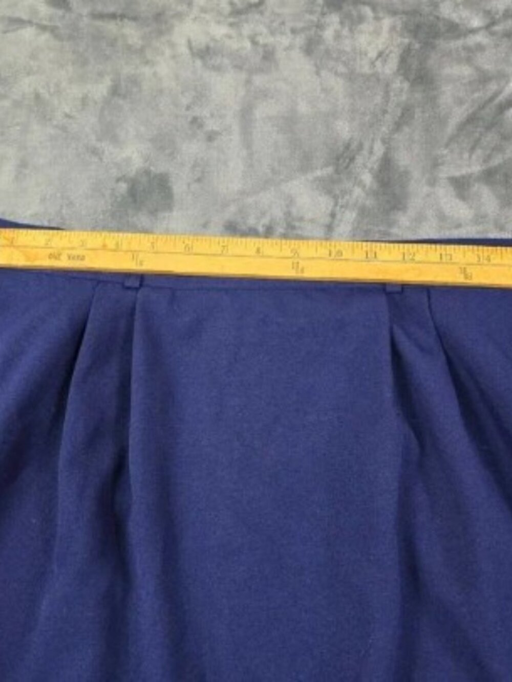 Vintage Worthington Navy Pencil Skirt Size 14 - Picture 3 of 12